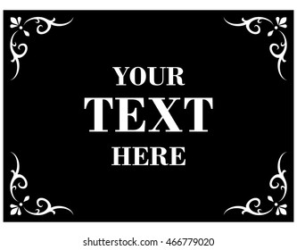 Frame border beautiful vector vintage isolated