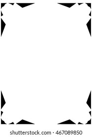 Frame border beautiful vector vintage isolated