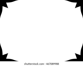 Frame border beautiful vector vintage isolated