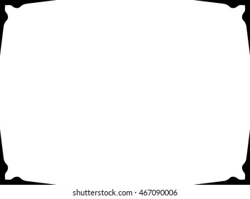 Frame border beautiful vector vintage isolated