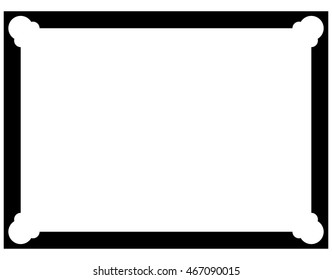 Frame border beautiful vector vintage isolated