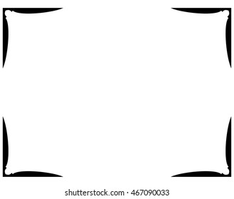 Frame border beautiful vector vintage isolated