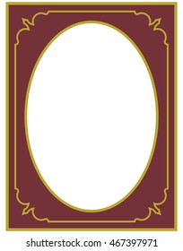 Frame border beautiful vector vintage isolated
