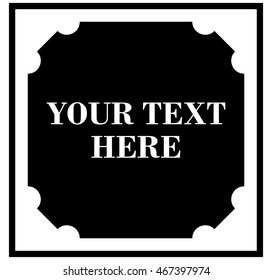 Frame border beautiful vector vintage isolated
