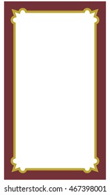 Frame border beautiful vector vintage isolated