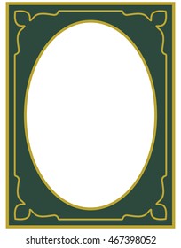 Frame border beautiful vector vintage isolated
