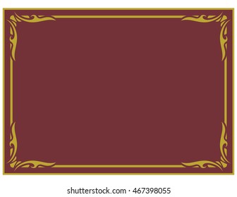 Frame border beautiful vector vintage isolated
