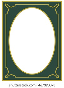 Frame border beautiful vector vintage isolated