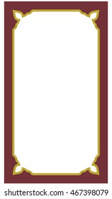 Frame border beautiful vector vintage isolated