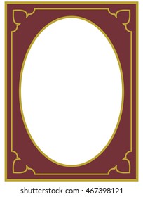Frame border beautiful vector vintage isolated