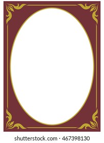 Frame border beautiful vector vintage isolated