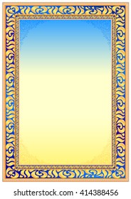 frame border for certificate and diploma