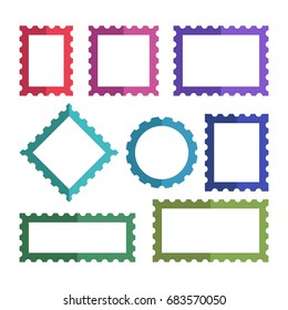 Frame Border Colorful Collection Vector Business Template
