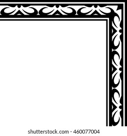 Frame border corner vector