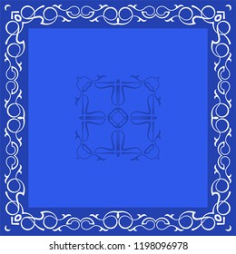 Frame Border Decorative Design Vector Art Illustration
