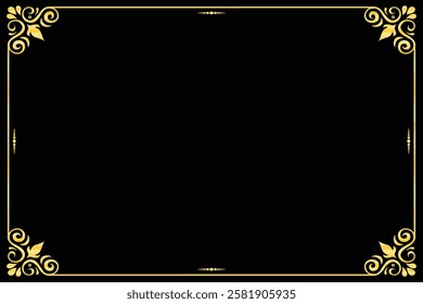 Frame with border design background