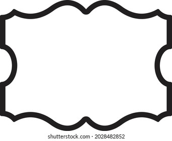 frame border design background modern art vintage polyhedron, art deco style for wedding i