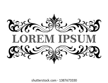 Frame Border Design Template. EPS format