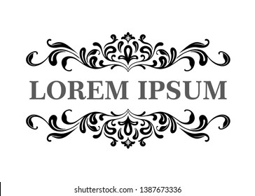 Frame Border Design Template. EPS format