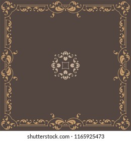 Frame Border Design Vector Art Illustration