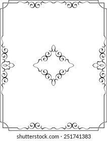 Frame Border Design Vector Art