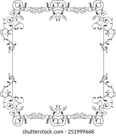 Frame Border Design Vector Art