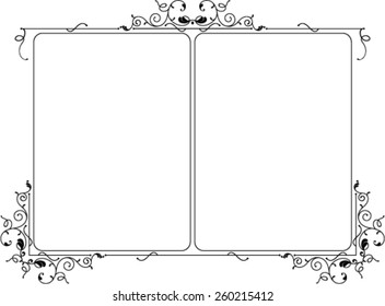 Frame Border Design Vector Art