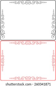 Frame Border Design Vector Art