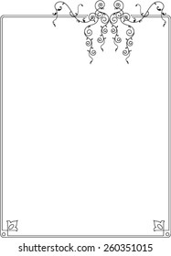 Frame Border Design Vector Art