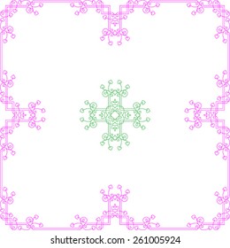 Frame Border Design Vector Art