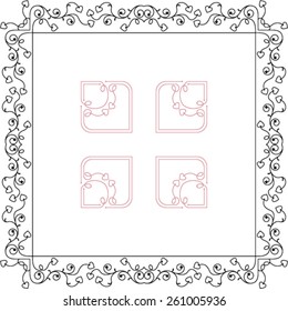 Frame Border Design Vector Art