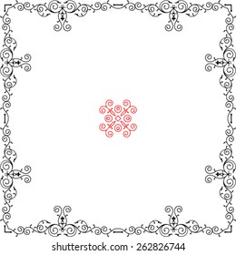 Frame Border Design Vector Art