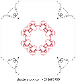 Frame Border Design Vector Art