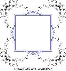 Frame Border Design Vector Art