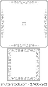 Frame Border Design Vector Art