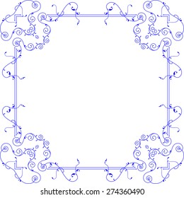 Frame Border Design Vector Art