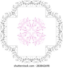 Frame Border Design Vector Art