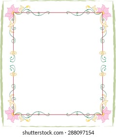 Frame Border Design Vector Art