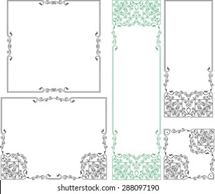 Frame Border Design Vector Art