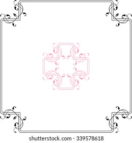 Frame Border Design Vector Art