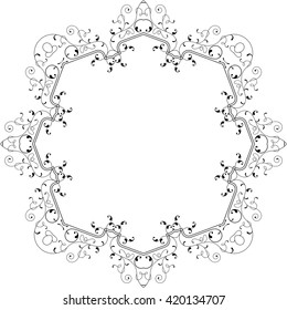 Frame Border Design Vector Art
