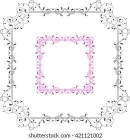 Frame Border Design Vector Art