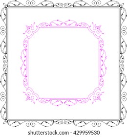 Frame Border Design Vector Art