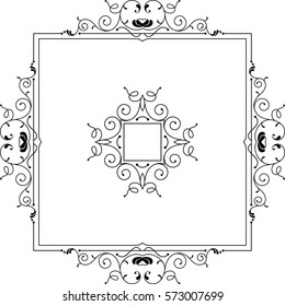 Frame Border Design Vector Art