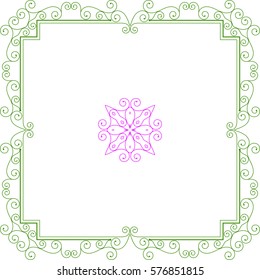 Frame Border Design Vector Art