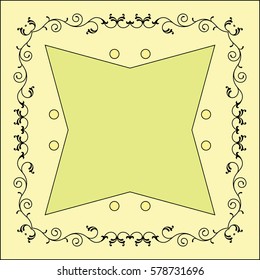 Frame Border Design Vector Art