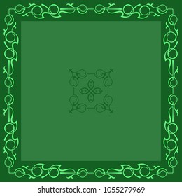 Frame Border Design Vector Illustration