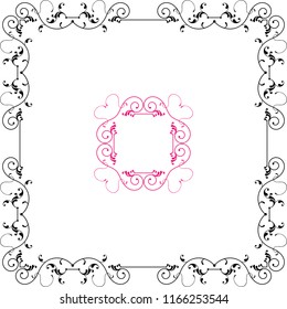 Frame Border Design Vector Illustration