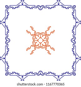 Frame Border Design Vector Illustration