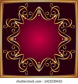 Frame Border Design Vector Illustration